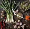 Wanduhr aus Glas mit Motiv Kochen Leidenschaft- 30 x 30 cm Produktbild-Vorschau 1