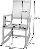 Schaukelstuhl HWC-P73, Garten Outdoor Wippstuhl Relaxstuhl Produktbild-Vorschau 11
