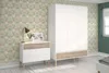 Dresser Hardy 135cm avec 3 Tren - petit-lait/chêne Voir les images du produit 3
