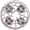 Kranz aus Aluminium, silber, Ø 28 cm, für 4 Kerzen Produktbild-Vorschau