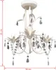 vidaXL Lustre Lampe suspendue cristal Lampe lustre blanc Voir les images du produit 5