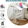 Bureau debout - Table à roulettes réglable en hauteur - Voir les images du produit 4