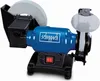 A Scheppach wet/dry grinder is shown against a white background. Produktbild-Vorschau
