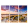 DEQORI Glasbild Echtglas 3x50x100 cm 'Abendroter Produktbild-Vorschau 2