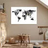 MuchoWow® Poster Weltkarte - Farbe - Gold 120x80 cm - Produktbild-Vorschau 6