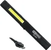 A black inspection lamp with a USB charging cable. Náhľad obrázku produktu