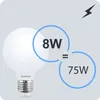 3x Żarówka LED E27 Kula G95 8W = 75W 880lm 3000K Ciepła Podgląd zdjęcia produktu 8
