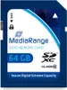 MediaRange SD Card 64GB SDXC CL.10 Produktbild-Vorschau 1