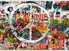 Vlies Fototapete - Hippie Graffiti 100x70 cm Streetart Produktbild-Vorschau 5