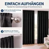 Kräuselband-Vorhang 300x245cm #9009 schwarz Produktbild-Vorschau 6