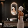 LoXa miroir de salle de bain Fiona 40×80 cm ovale - LED, Voir les images du produit 3