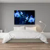 Leinwandbild Blaue Orchideenblüte 60x40 Feeby Blau bild für Produktbild-Vorschau 2