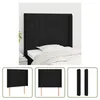 The Living Store Kopfteil mit Ohren Schwarz 103x16x118/128 Produktbild-Vorschau 10