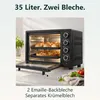 TurboTronic Mini-oven – EV35 – 35 l, 1600 W, hetelucht, Productafbeelding-voorbeeld 2