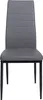 A single gray chair shown from the front against a white background. Produktbild-Vorschau