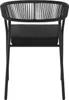 home24 Stapelstuhl - 2er-Set - Stahl / Polyrattan - Schwarz Produktbild-Vorschau 6