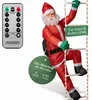MONZANA LED Weihnachtsmann Leiter XXL In-/Outdoor Timer Produktbild-Vorschau 1