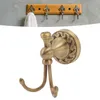 Gancio per accappatoio in ottone e acciaio inox Retro Anteprima dell’immagine prodotto 6