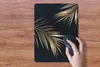 MuchoWow® Mauspad Mousepad Blätter - Pflanzen - Gold - Produktbild-Vorschau 3