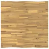 Möbel 60 x 55 x 75 cm Massivholz Akazie Weiß Rechtwinklig - Produktbild-Vorschau 4