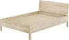 Metallfreies Doppelbett Holzbett Zirbe massiv 140x200 mit Produktbild-Vorschau 1