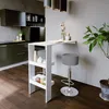 Set di 2 sgabelli da bar Vicco  Grigio 33 x 92 cm 2 parti, Anteprima dell’immagine prodotto 4