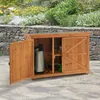 Geräteschrank Kerteminde 88 x 128 x 50 cm Kaminholzlager Produktbild-Vorschau 2