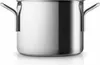 A stainless steel pot is shown against a white background. Produktbild-Vorschau