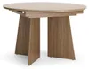 Runder Esstisch ELENA ausziehbar 120-160 cm Eiche Japandi Produktbild-Vorschau 5