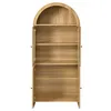 Vitrine mit Bogendecke und Glastüren Vitrinenschrank Produktbild-Vorschau 5