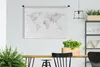 MuchoWow® Wandteppich Wandbehang Weltkarte - Marmor - Rosa Produktbild-Vorschau 2