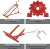 Rasentraktorheber 400 kg Tragkraft Akkuschrauber-Adapter, Produktbild-Vorschau 8