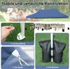 A collage of images showing a blue canopy tent and its accessories, with people in the background enjoying an outdoor gathering. Podgląd zdjęcia produktu