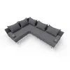 TRADA Gartensofa lounge set Bahama M Dunkelgrau Gartenmöbel Produktbild-Vorschau 6