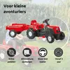 Dolu Traptractor met Aanhanger Rood/Zwart Náhled obrázku produktu 8