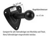 EUFAB 16418 Wandhalterung für Fahrradträger, Tiefe ca. 6,5 Produktbild-Vorschau 2