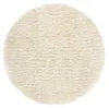 Flokati de lana círculo blanco circulo 150 cm Vista previa de la imagen del producto 2