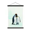 MuchoWow® Textilposter Pinguine - Schnee - Familie 60x90 cm Produktbild-Vorschau 1