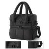 Lunchtasche, doppelstöckige isolierte Lunchbox, langlebig Produktbild-Vorschau 1