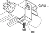 Kleinhuis Kabelschelle, E0-E90, Stahlwanne, Ø34-42 mm, Produktbild-Vorschau 2