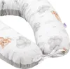 Cloudy Bears & Grey Velvet V-förmige Kissen Produktbild-Vorschau 2