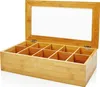 Lumaland Cuisine Teebox aus Bambus mit 10 Fächern ca. 36,7 Produktbild-Vorschau 1