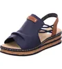 Dámské sandály Rieker 62962-14 blau kombi 41 Náhled obrázku produktu 7