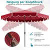 COSTWAY Sonnenschirm 300 cm, Gartenschirm mit Kurbel & Produktbild-Vorschau 6