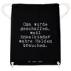 Mr. & Mrs. Panda Rucksackbeutel Oma wurde geschaffen, Produktbild-Vorschau 2