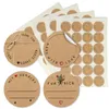 Sticker Rund "Kraftpapier" 4 Bögen Geschenk Marmelade Produktbild-Vorschau 2