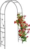 Relaxdays Rosenbogen Metall, Torbogen Garten, HxBxT: 227 x Produktbild-Vorschau 1