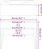 vidaXL Umyvadlo 50x38x11 cm Minerální odlitek/mramorový Náhled obrázku produktu 7