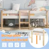 OKWISH Lit cabane 90x190 cm - Lit enfant mi-hauteur avec Voir les images du produit 3
