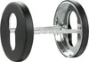 Rosettenpaar PZ schwarz matt Ø 54 mm Produktbild-Vorschau 4